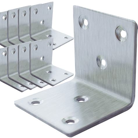 6 x 2 metal corner brace bracket support white|post braces for fence.